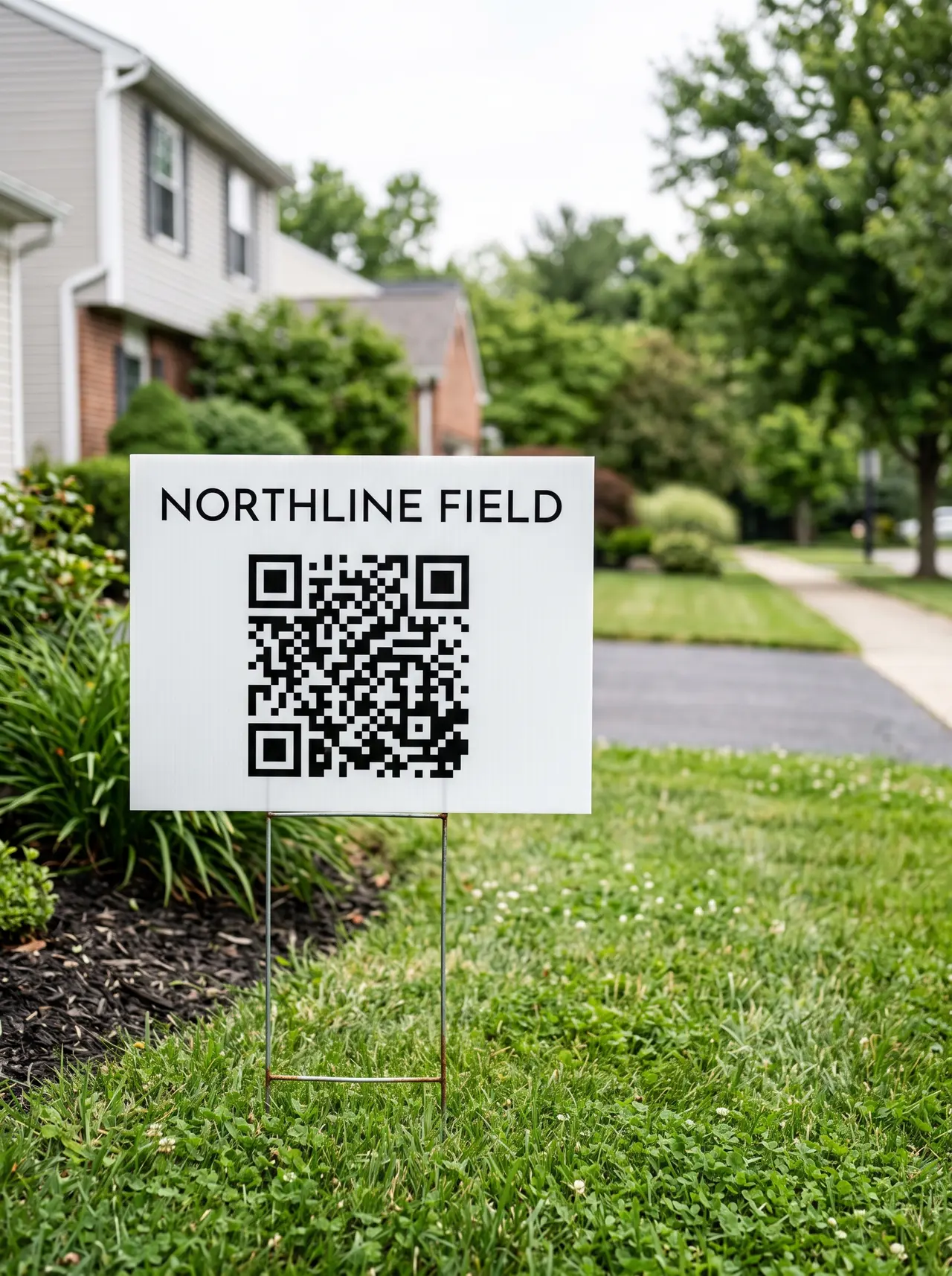 Branded gear sample with profile QR