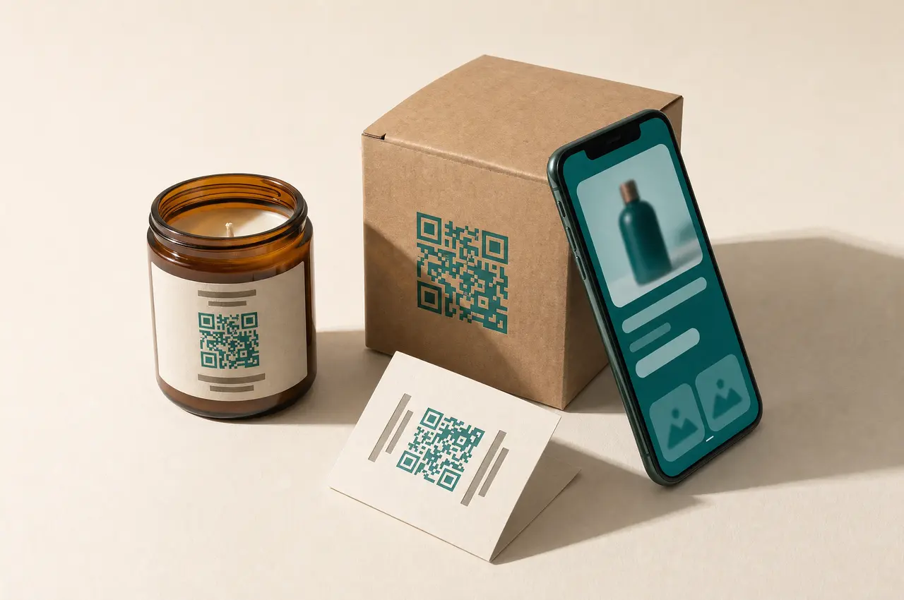 Product packaging with a scannable gotosignal QR code